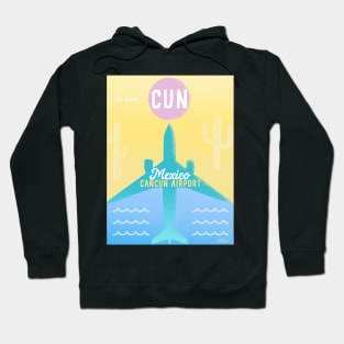 CUN Cancun airport tag Hoodie